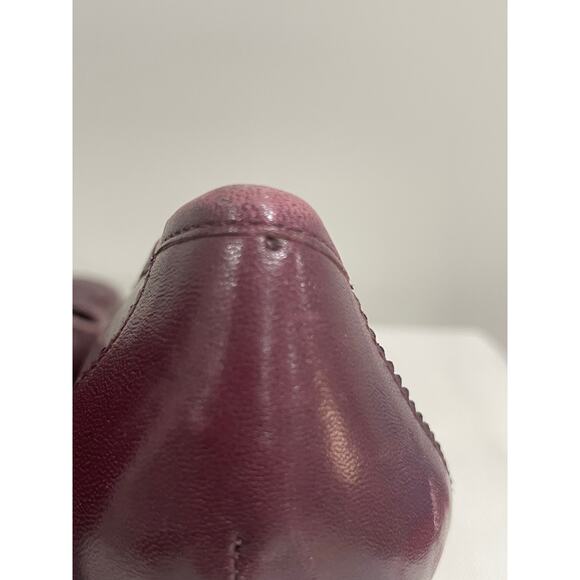 Etienne Aigner Burgundy Heels - Picture 9 of 11